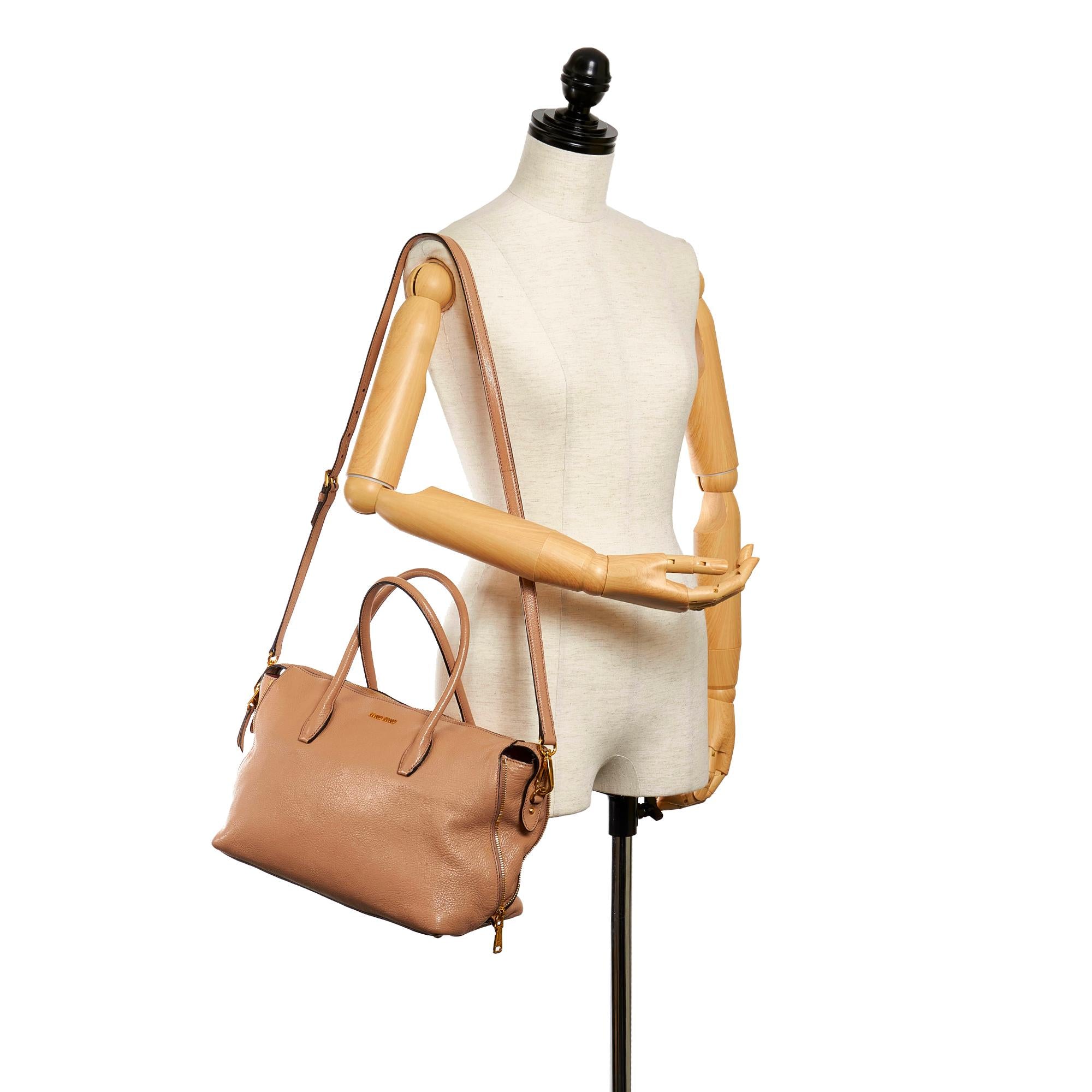 Miu Miu Leather Satchel (SHG-28993)