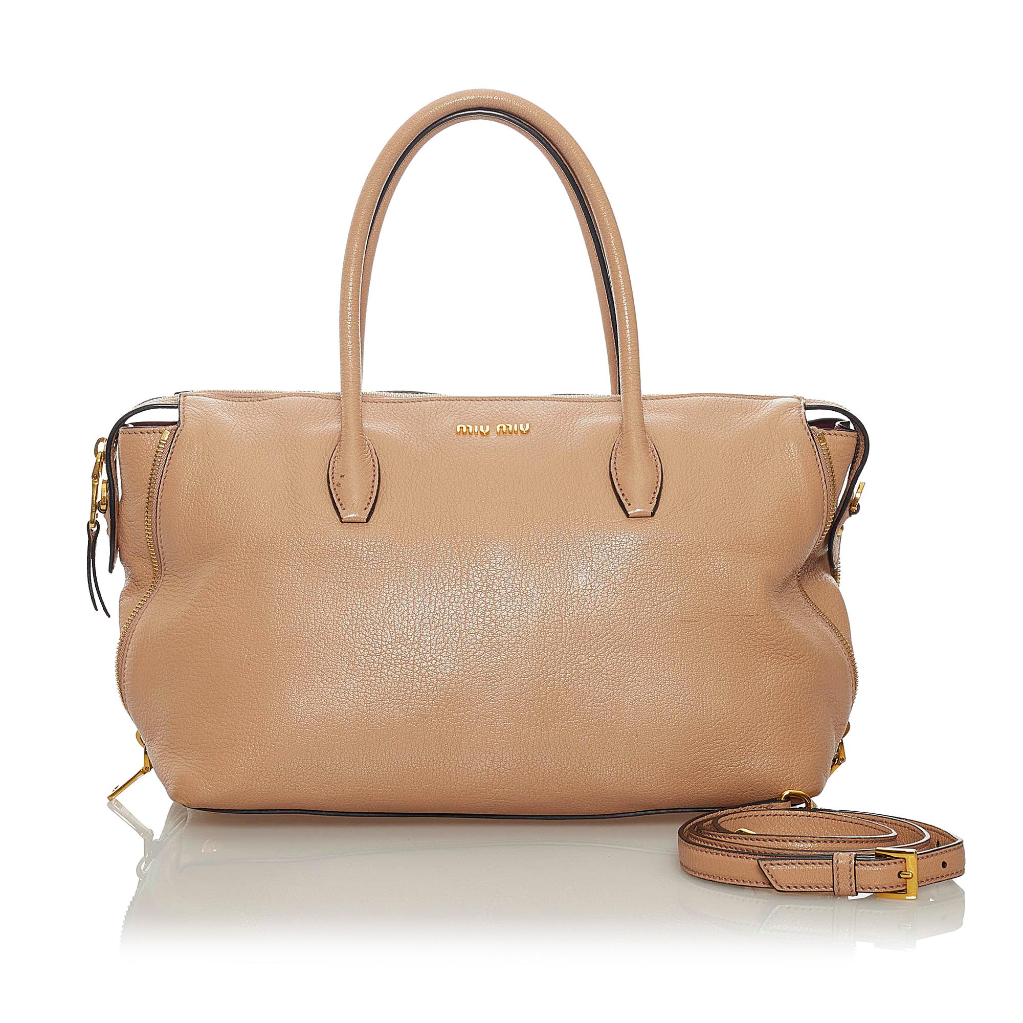 Miu Miu Leather Satchel (SHG-28993)