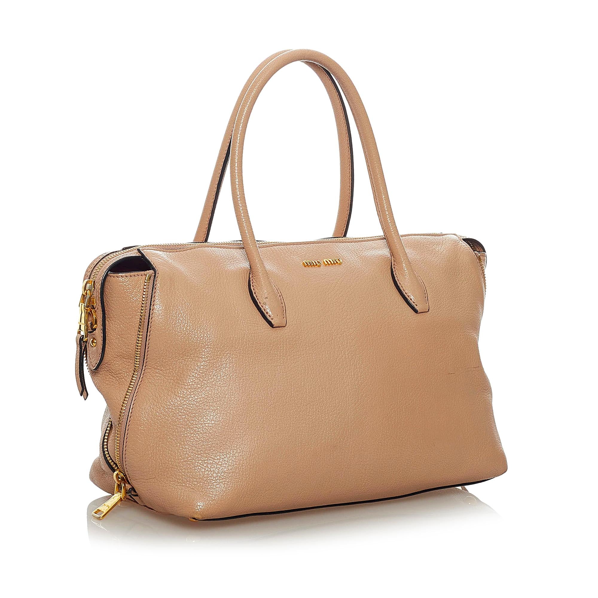 Miu Miu Leather Satchel (SHG-28993)