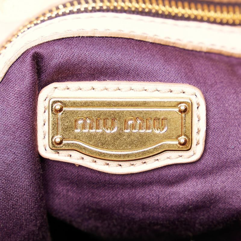 Miu Miu Leather Satchel (SHG-29877)