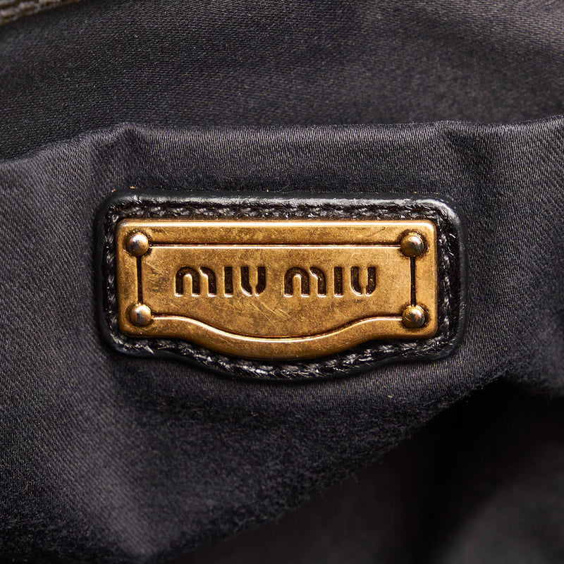 Miu Miu Leather Satchel (SHG-31223)