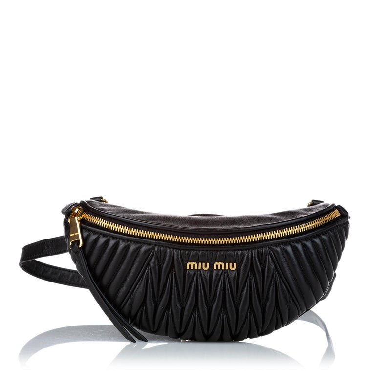Miu Miu Matelasse Belt Bag (SHG-30575)