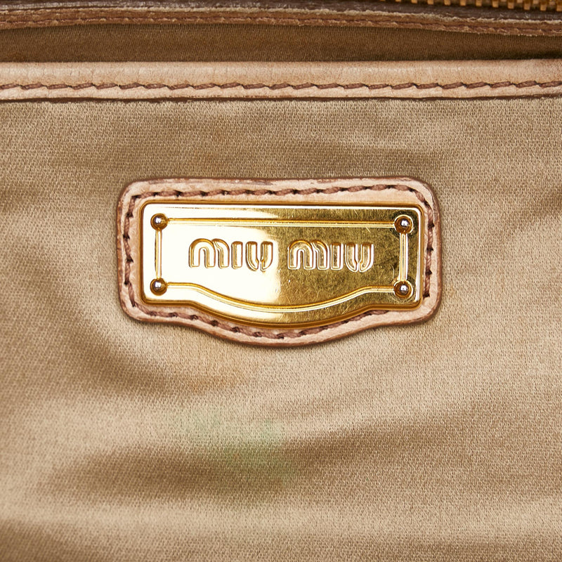 Miu Miu Matelasse Leather Shoulder Bag (SHG-29259) – LuxeDH
