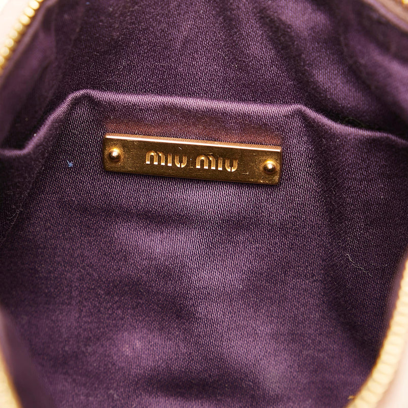 Miu Miu Matelasse Leather Baguette (SHG-31237)