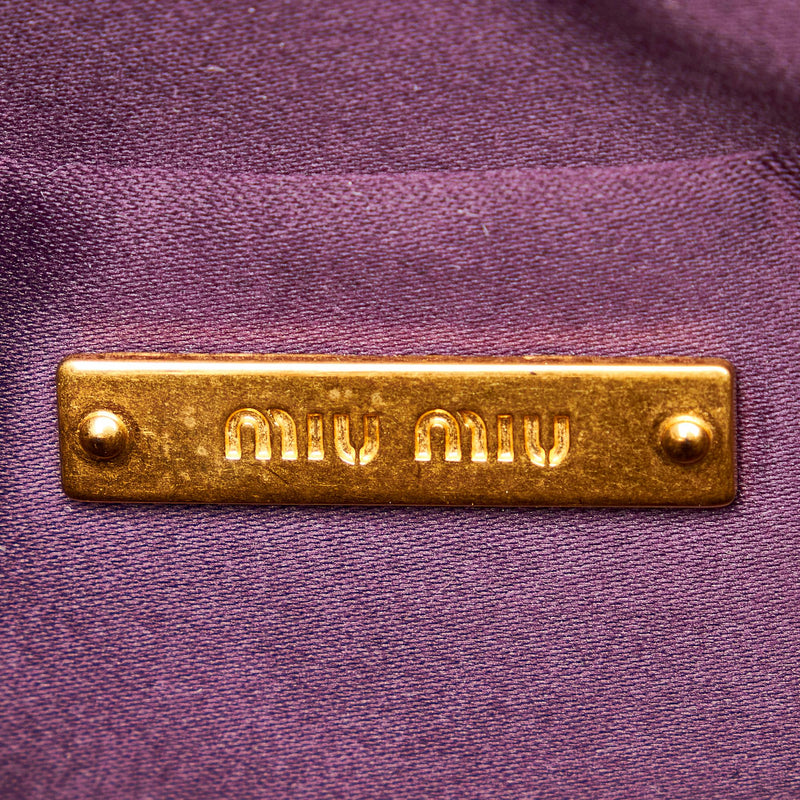 Miu Miu Matelasse Leather Handbag (SHG-30384)