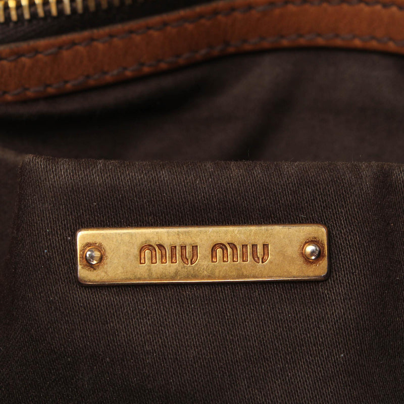 Miu Miu Matelasse Leather Satchel (SHG-29953)
