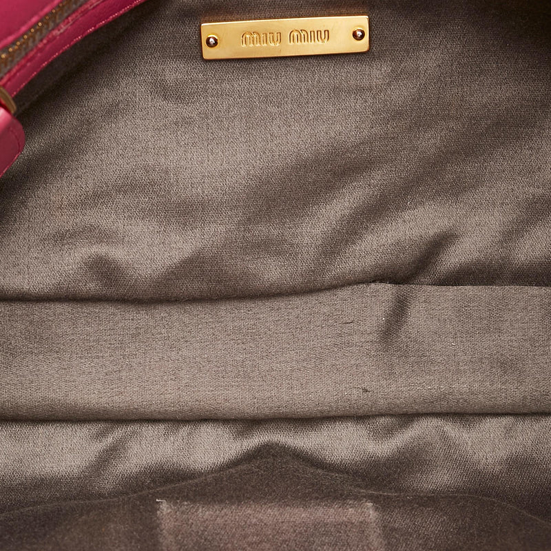 Miu Miu Matelasse Leather Shoulder Bag (SHG-30915)