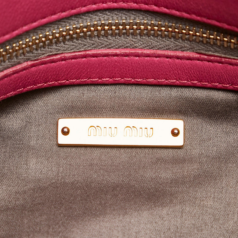 Miu Miu Matelasse Leather Shoulder Bag (SHG-30915)
