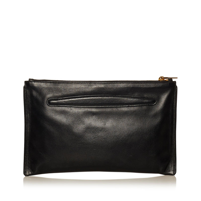 Miu Miu Studded Leather Clutch Bag (SHG-29355)