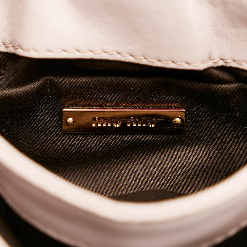 Miu Miu Studded Leather Crossbody Bag (SHG-30373)