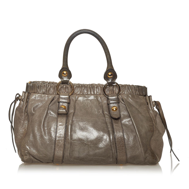 Miu Miu Vitello Shine Handbag (SHG-28712)