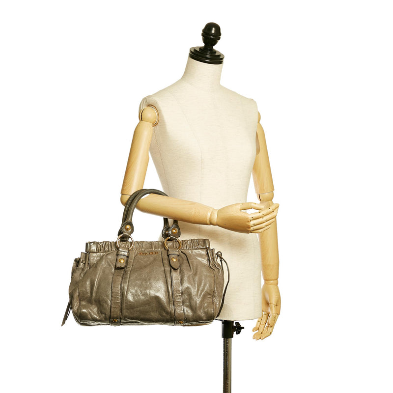 Miu Miu Vitello Shine Handbag (SHG-28712)