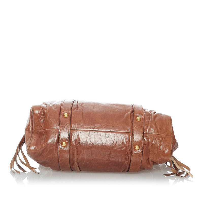 Miu Miu Vitello Shine Handbag (SHG-31252)