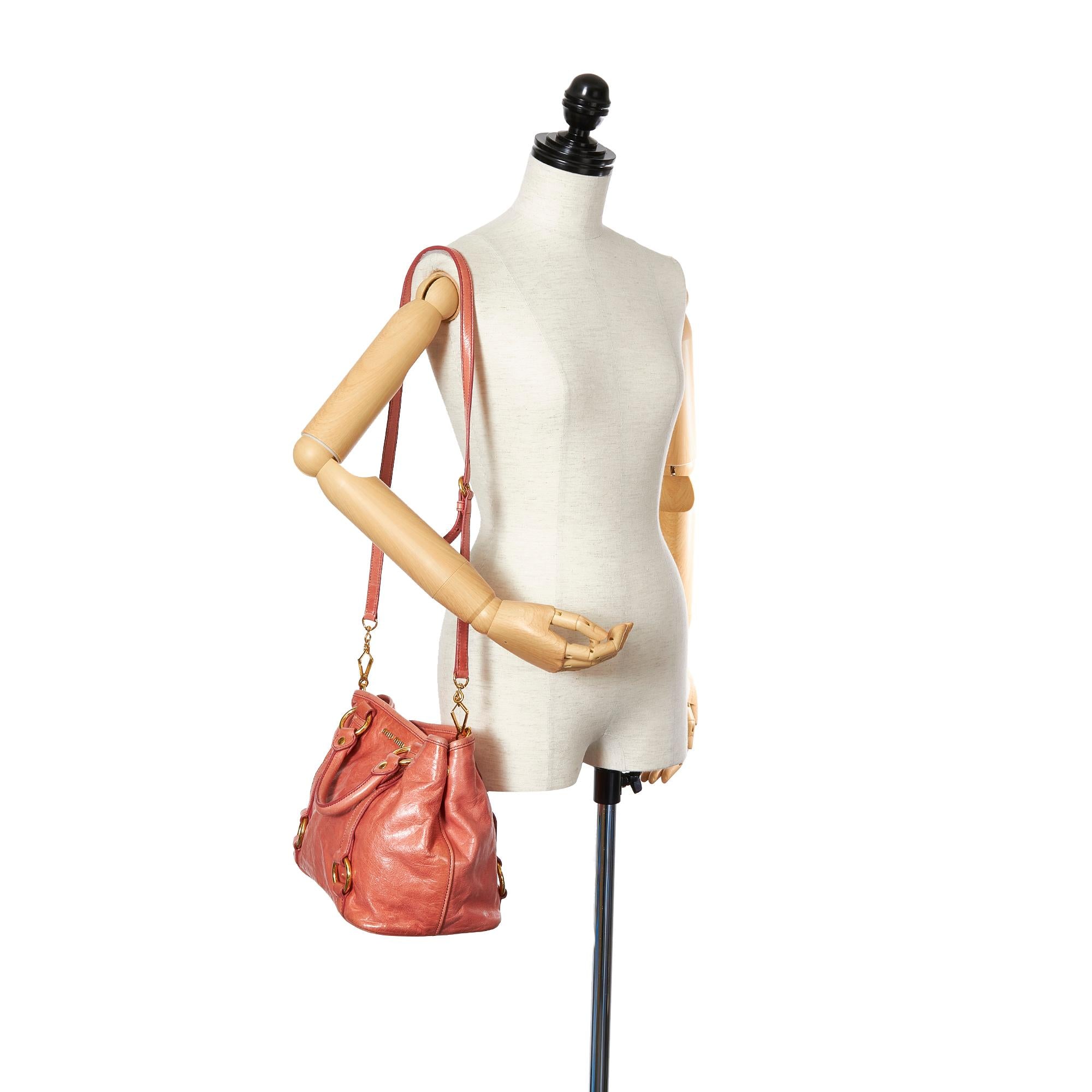 Miu Miu Vitello Shine Satchel (SHG-24905)