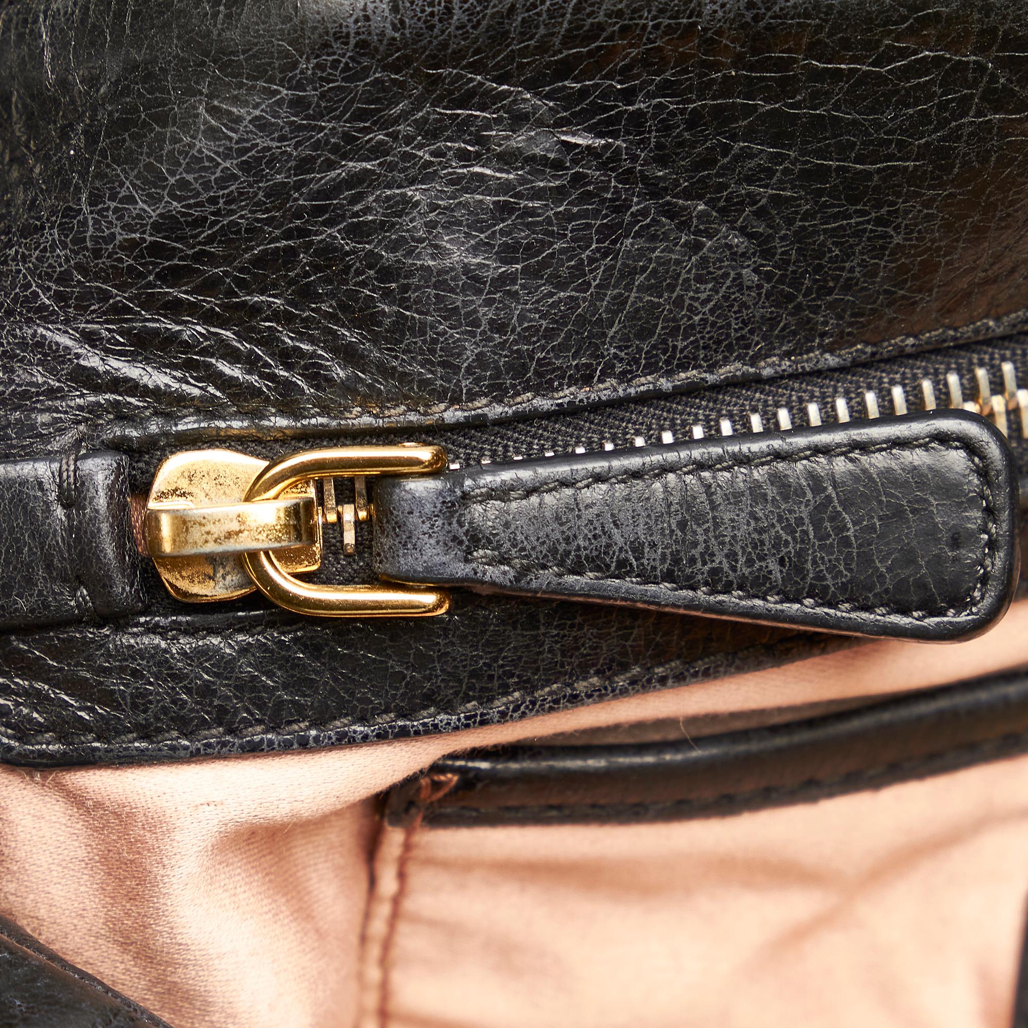 Miu Miu Vitello Shine Satchel (SHG-24906)