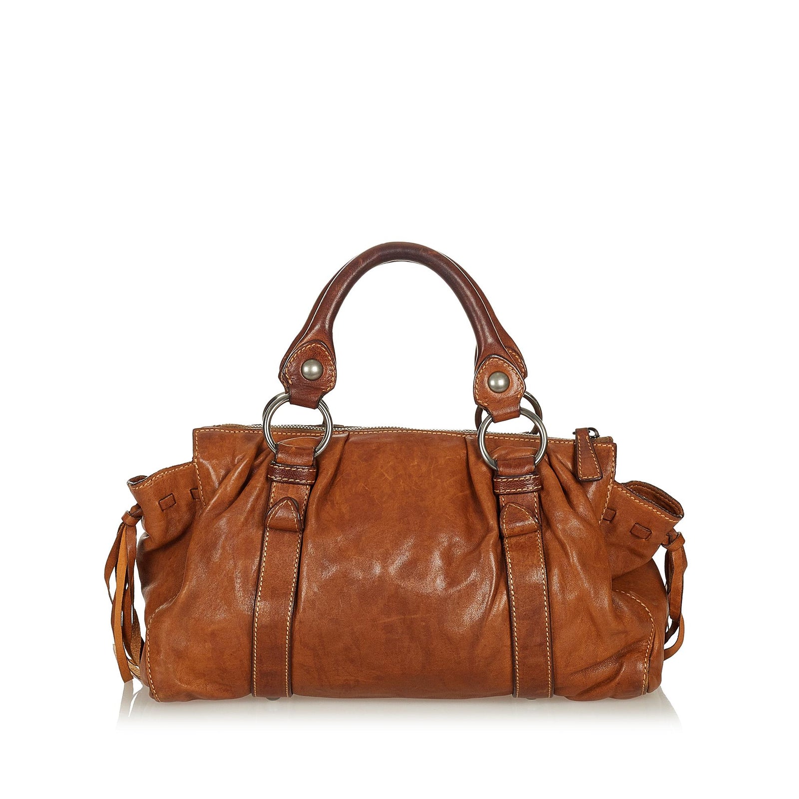 Miu Miu Vitello Shine Satchel (SHG-26864) – LuxeDH
