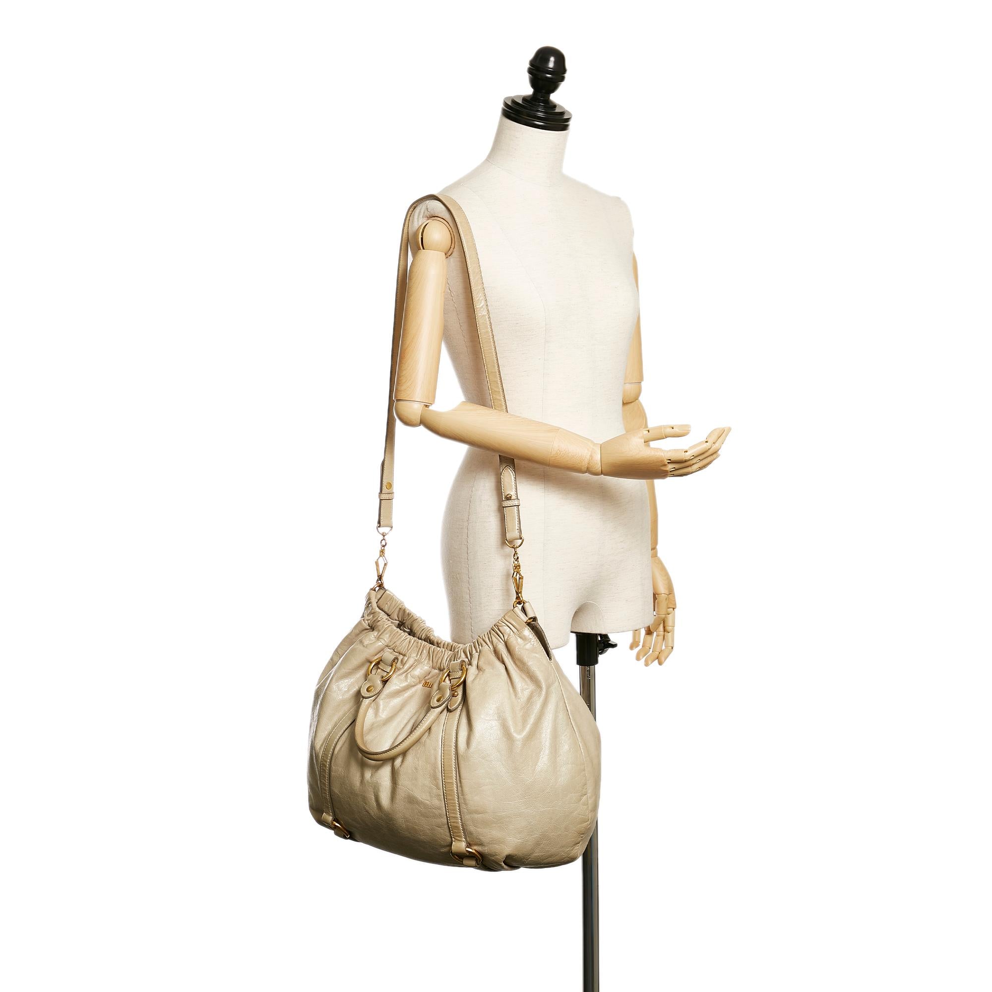 Miu Miu Vitello Shine Satchel (SHG-30352)