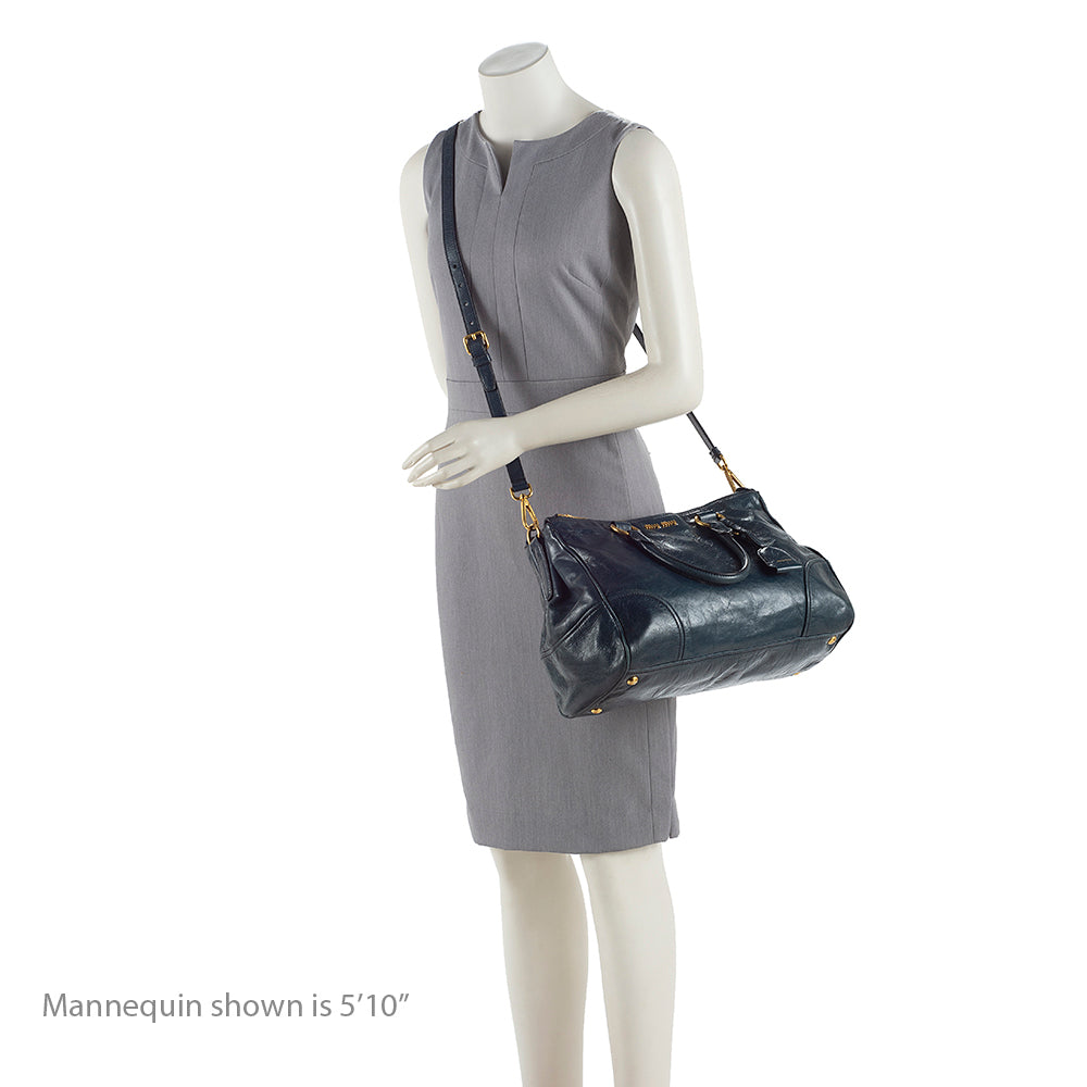 Miu Miu Vitello Shine Tote (SHF-19012)