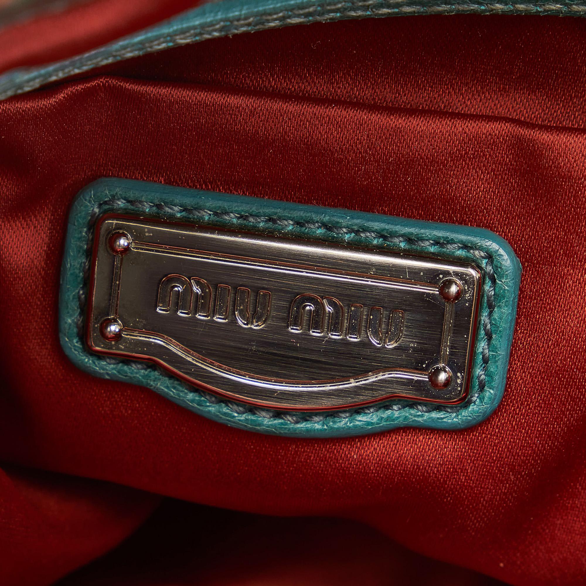 Miu Miu Woven Leather Tote Bag (SHG-31259)