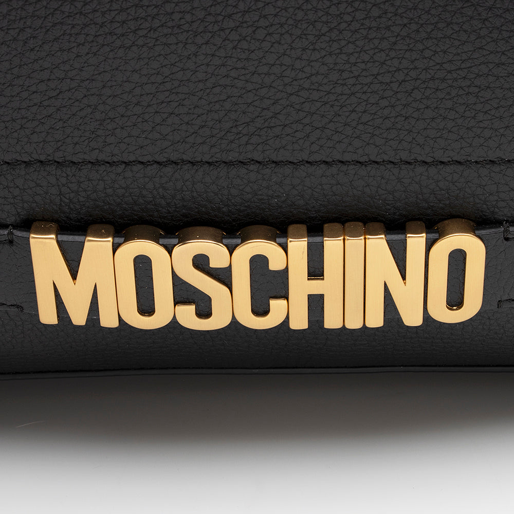 Moschino Leather Logo Tote (SHF-21152)