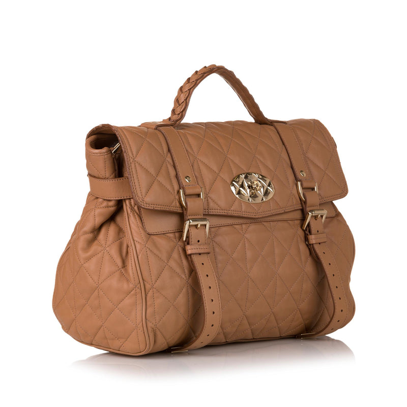 Mulberry Alexa Quilted Leather Satchel (SHG-31764)