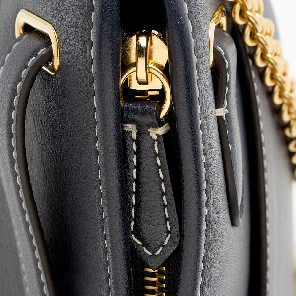 Mulberry Calfskin Brockwell Shoulder Bag (SHF-22032)