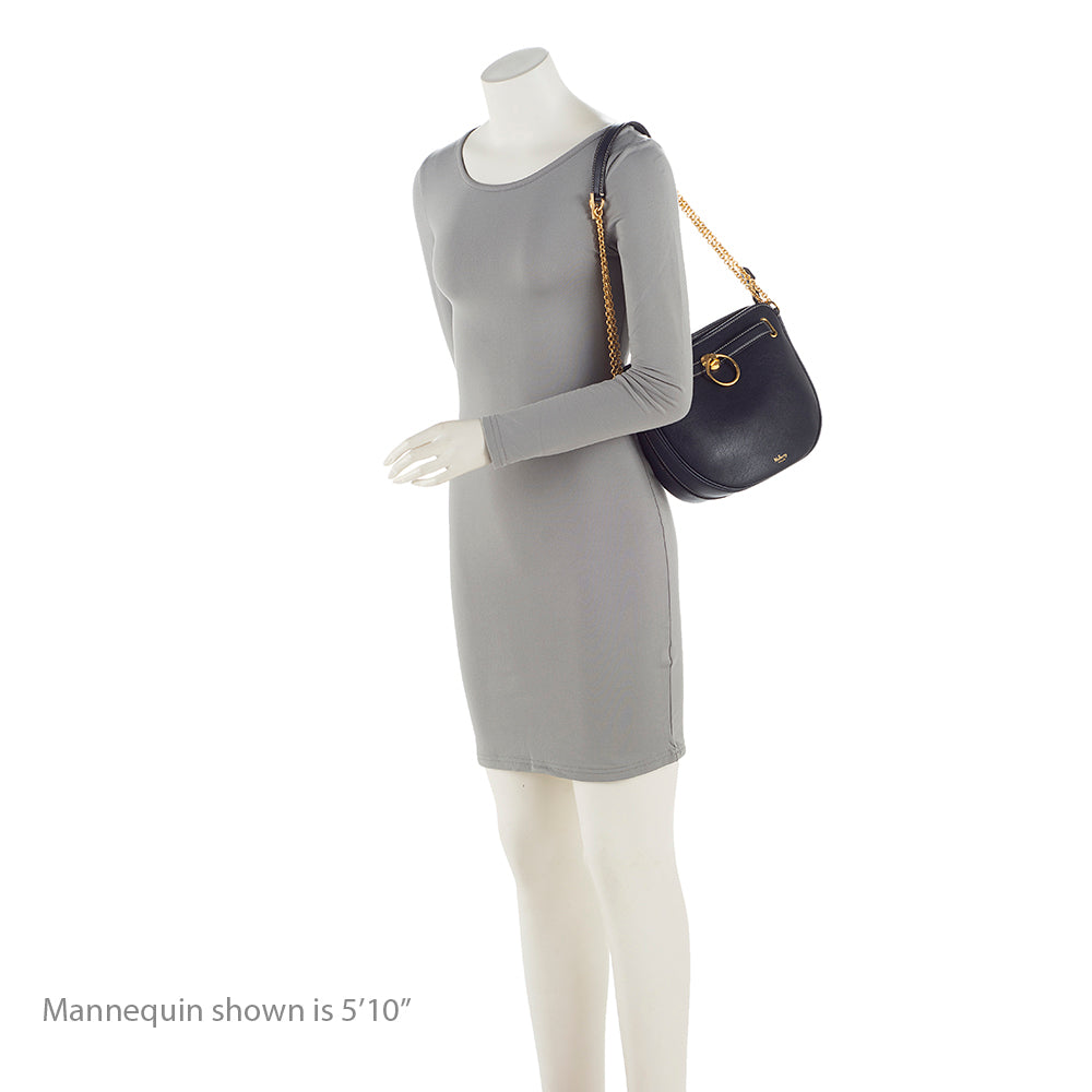 Mulberry Calfskin Brockwell Shoulder Bag (SHF-22032)