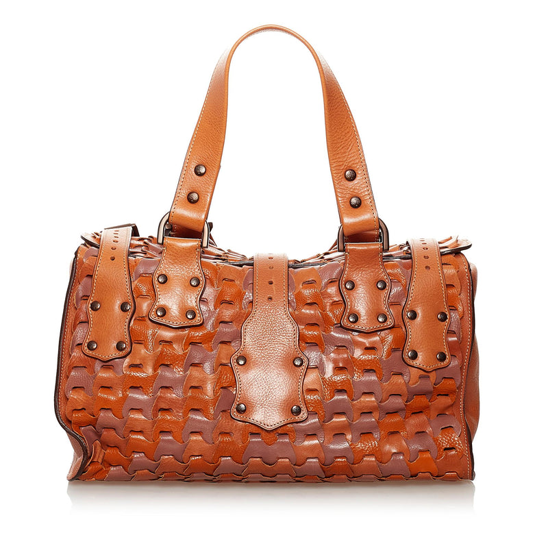 Mulberry Roxanne Leather Tote Bag (SHG-31462)