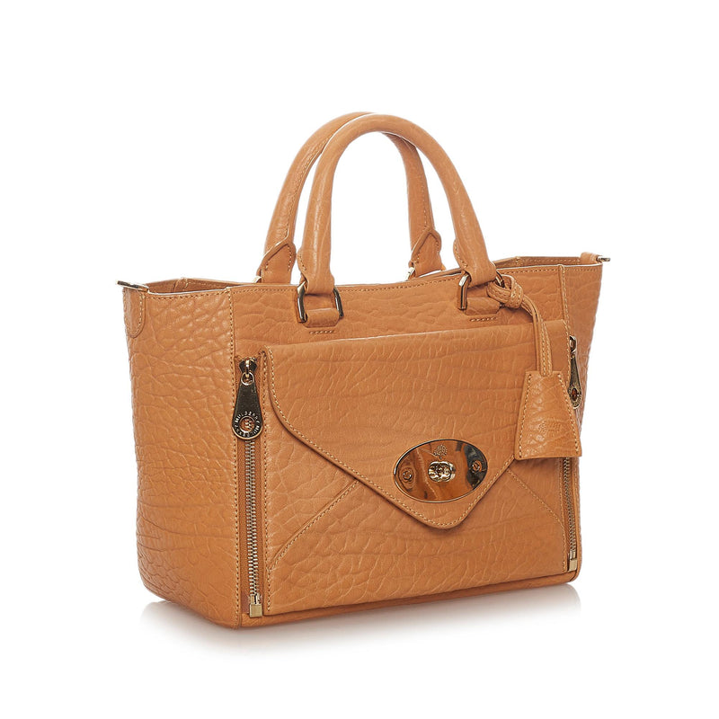 Mulberry Willow Leather Satchel (SHG-27642)