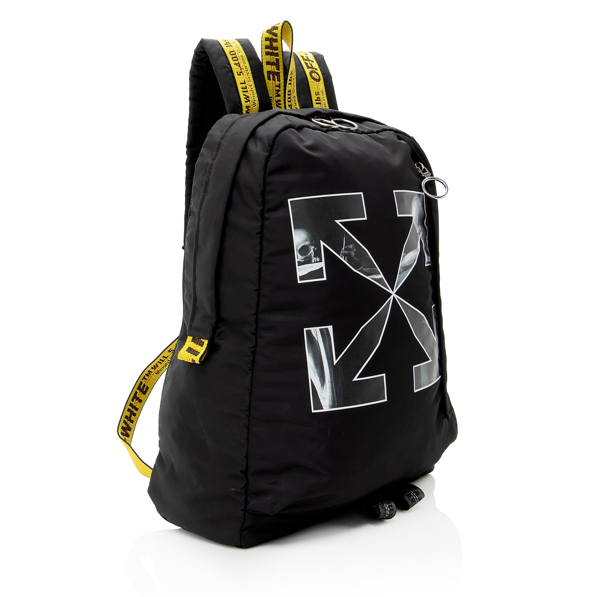 Off-White Nylon Easy Arrow Graphic Backpack (SHF-22304)