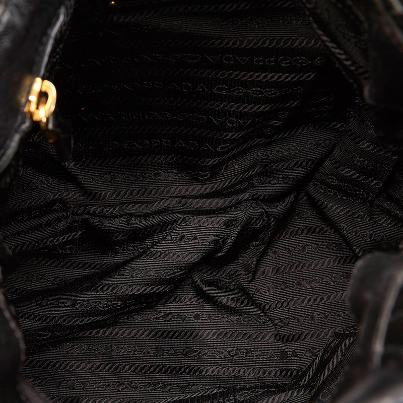 Prada Bow Leather Shoulder Bag (SHG-27742)