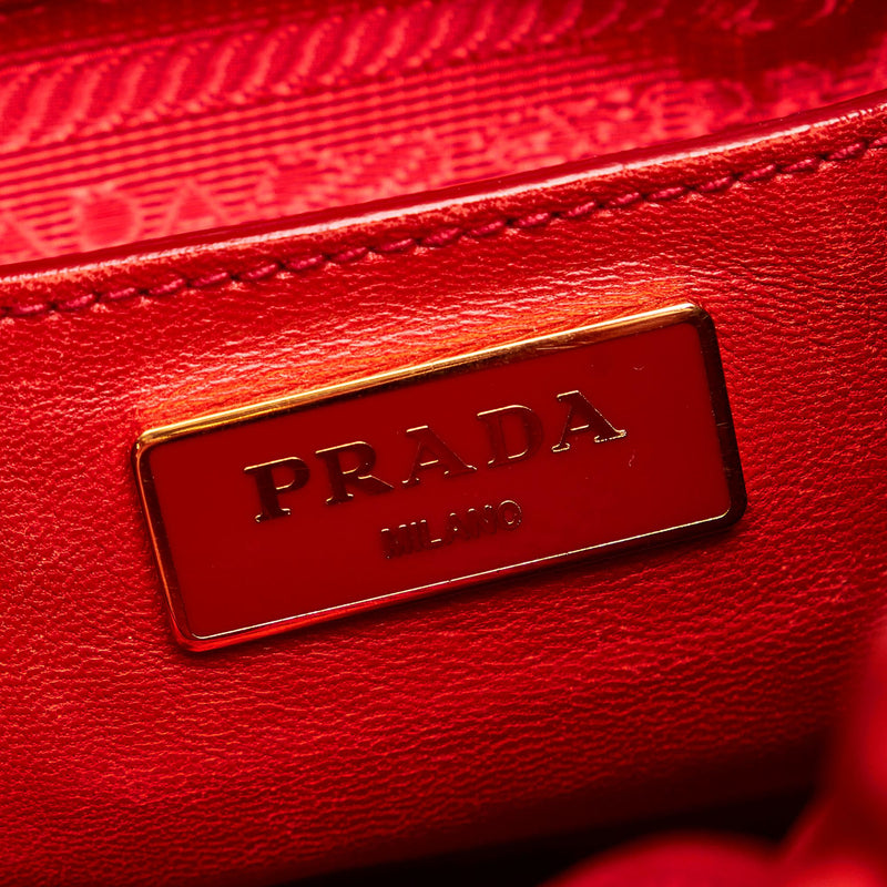 Prada Bow Leather Shoulder Bag (SHG-29221)