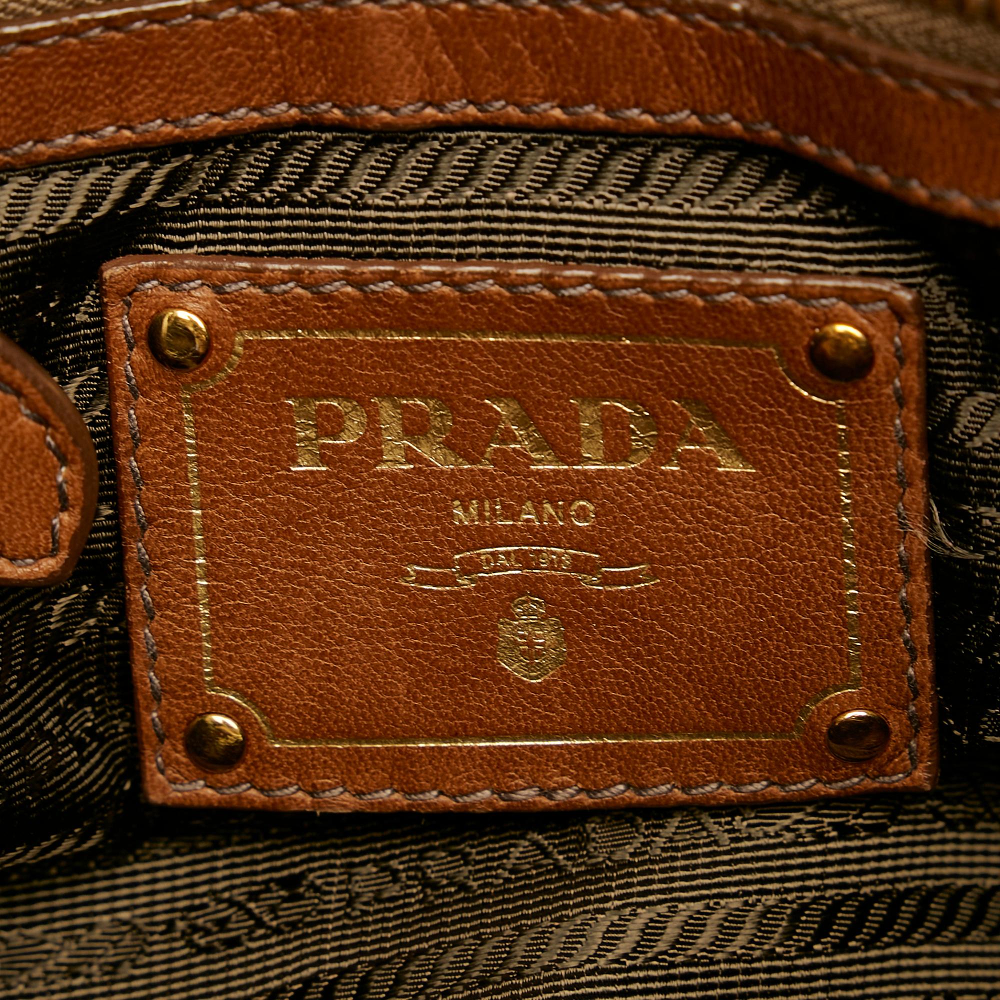 Prada Bow Nappa Leather Satchel (SHG-28742)