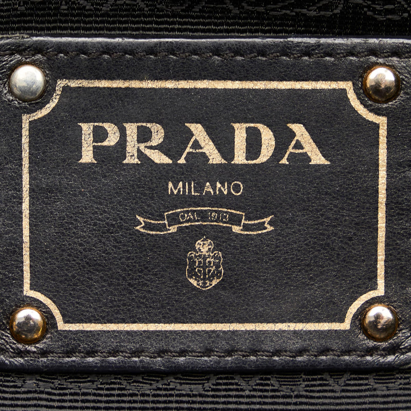 Prada Bow Nappa Leather Satchel (SHG-37744)