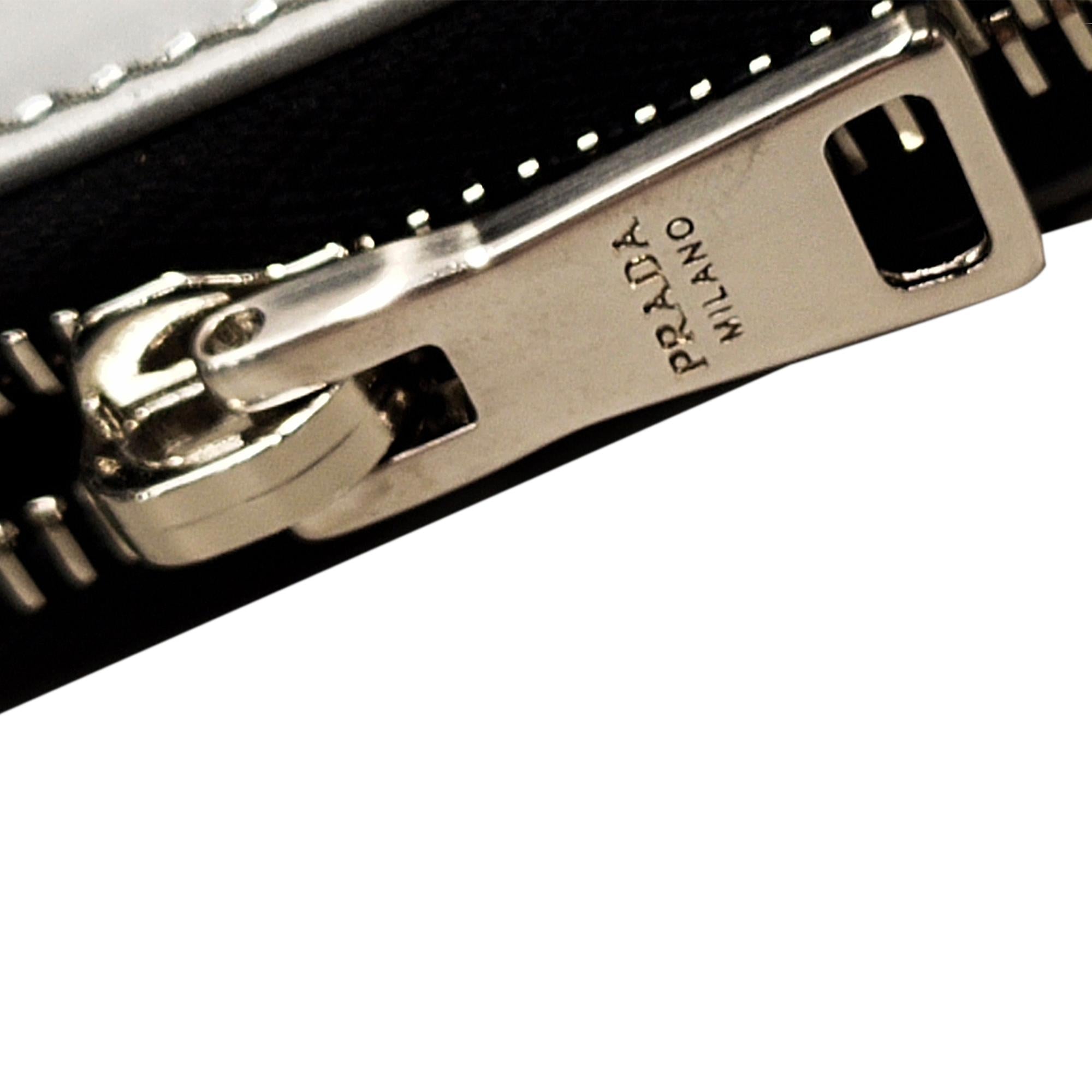 Prada Brushed Leather Mini Pouch (SHG-H9DBDu)