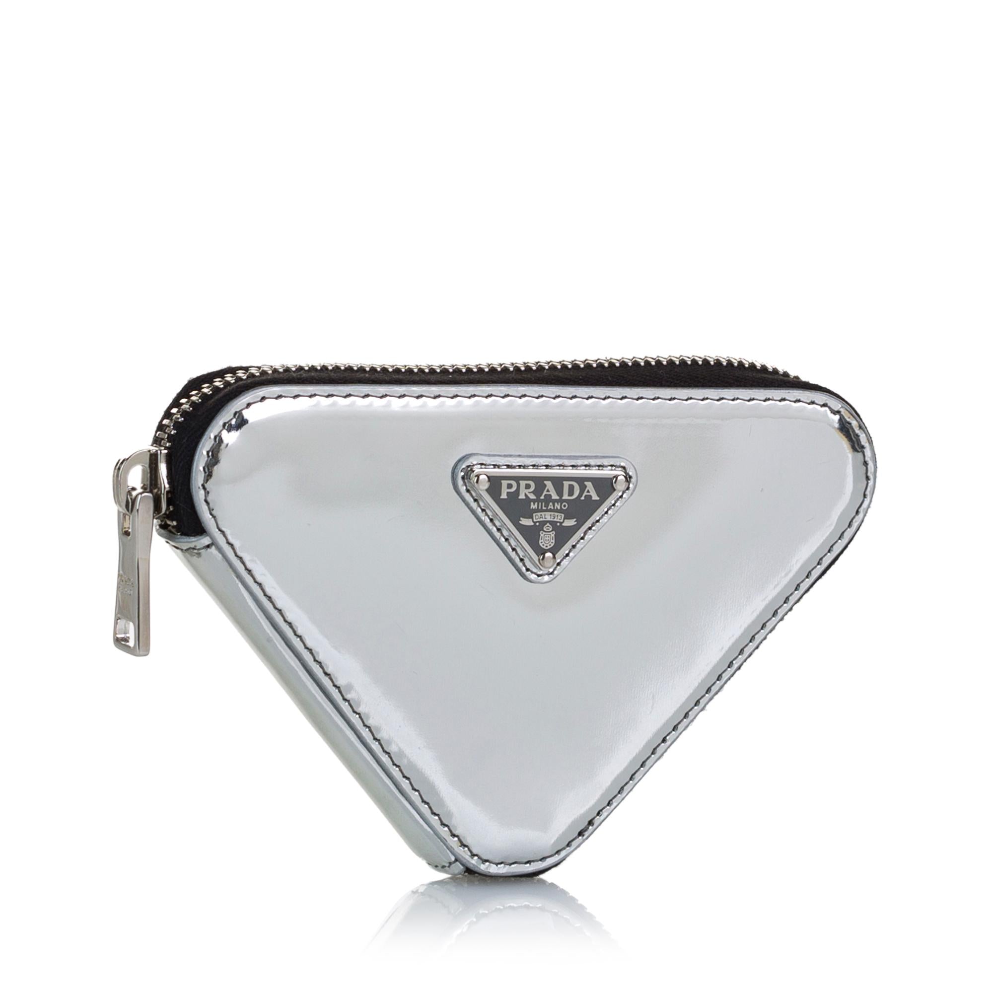 Prada Brushed Leather Mini Pouch (SHG-H9DBDu)