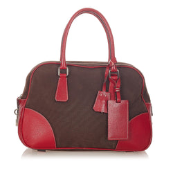 Prada Canapa Bauletto Handbag (SHG-22114) – LuxeDH