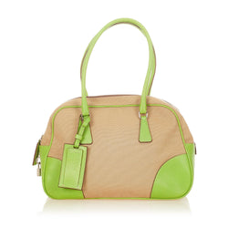 Prada Canapa Bauletto Handbag (SHG-36699)