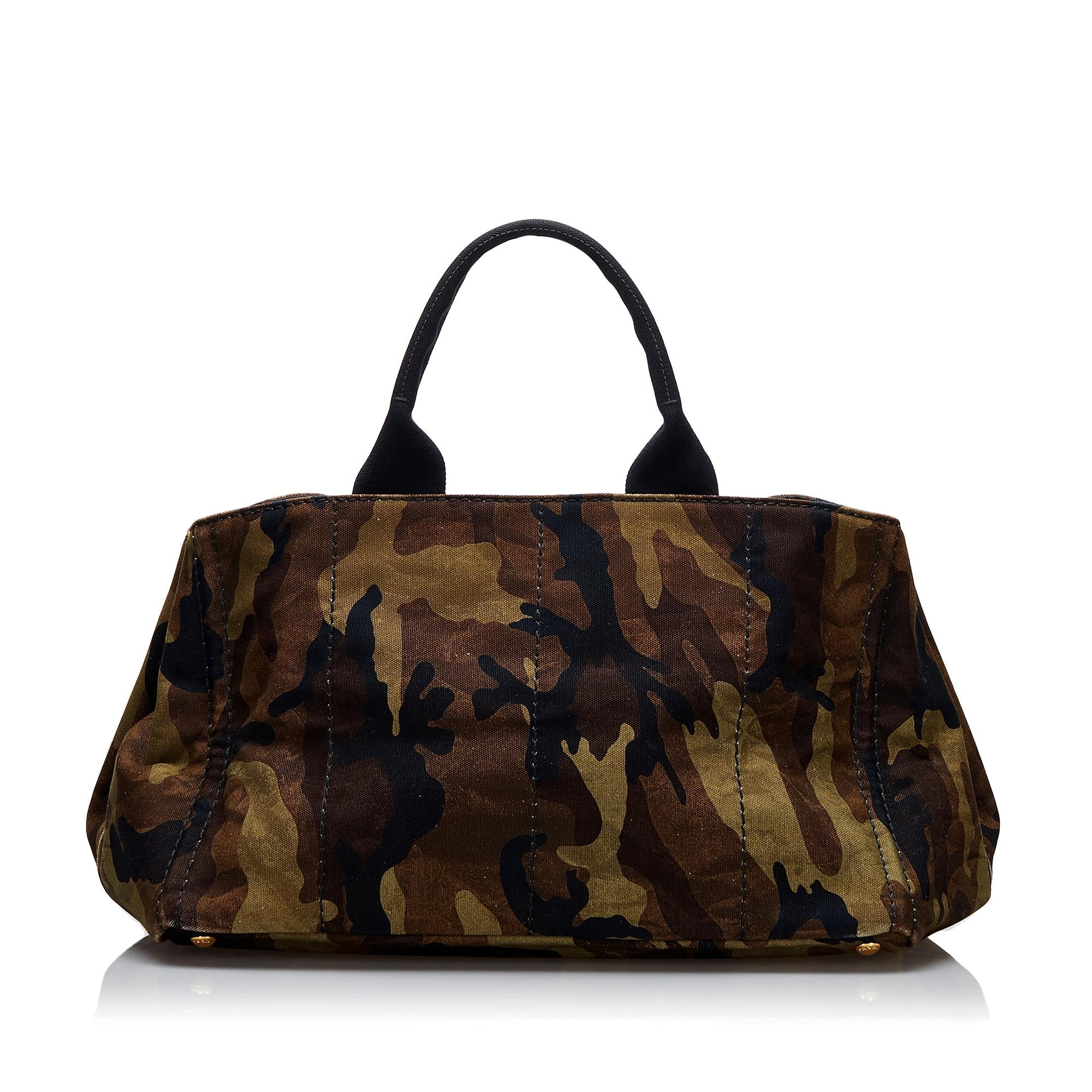 Prada Canapa Camouflage Tote Bag (SHG-9fv1Tl)