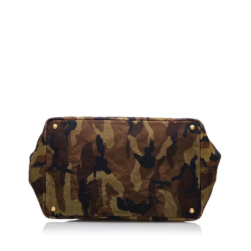 Prada Canapa Camouflage Tote Bag (SHG-9fv1Tl)