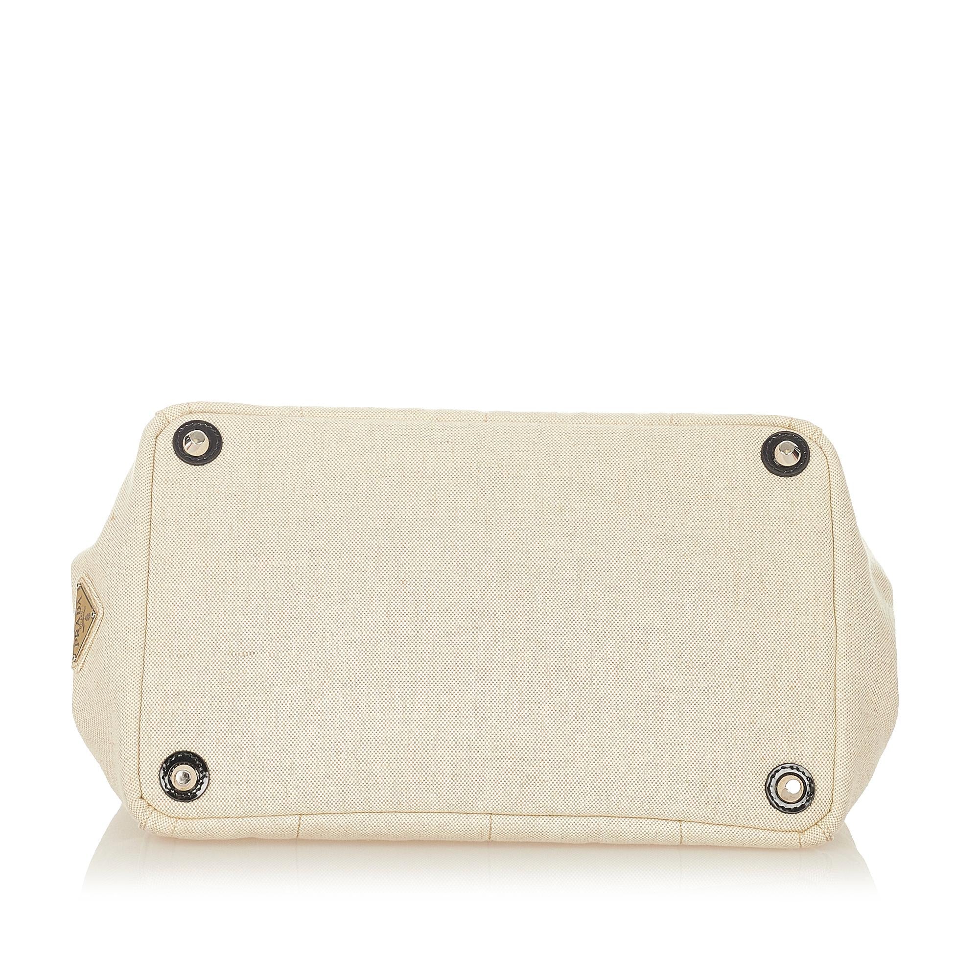 Prada Canapa Floral Handbag (SHG-w98wZo)