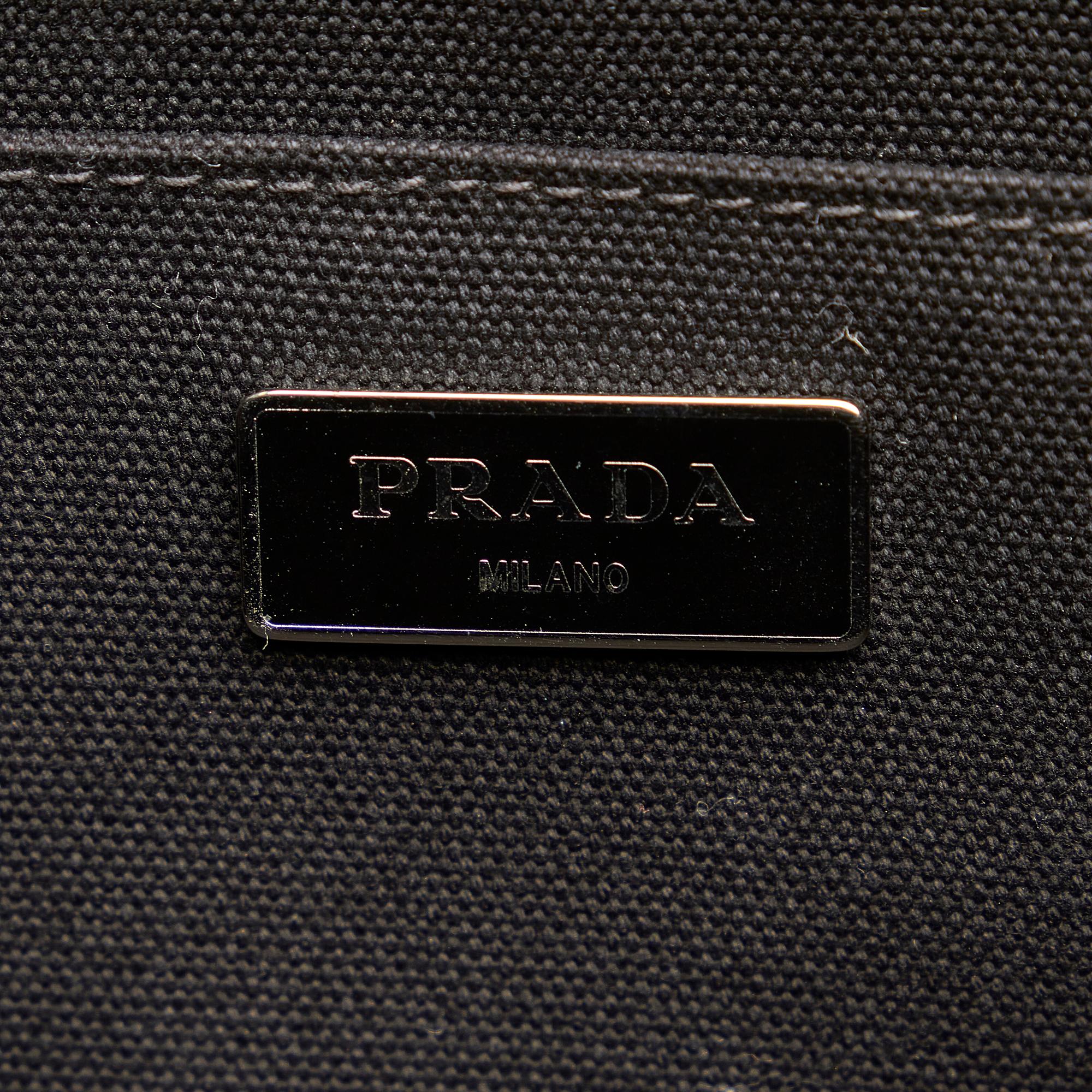 Prada Canapa Floral Handbag (SHG-w98wZo)