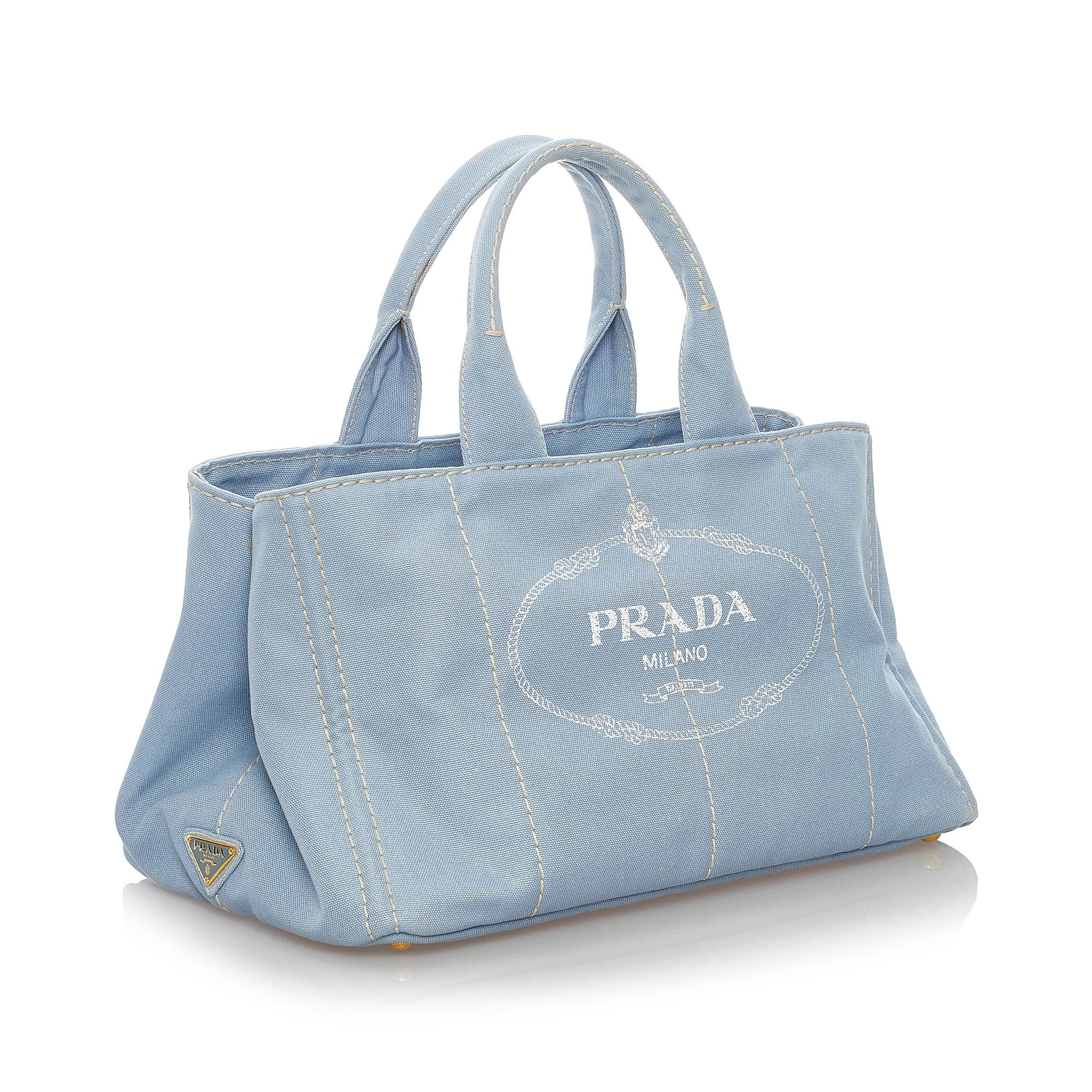 Prada Canapa Logo Canvas Handag (SHG-30765)