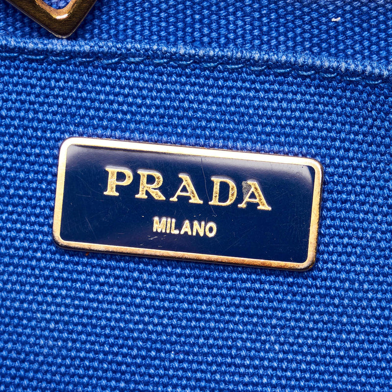 Prada Canapa Logo Canvas Handbag (SHG-27070)