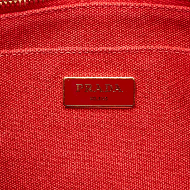 Prada Canapa Logo Canvas Handbag (SHG-28198)