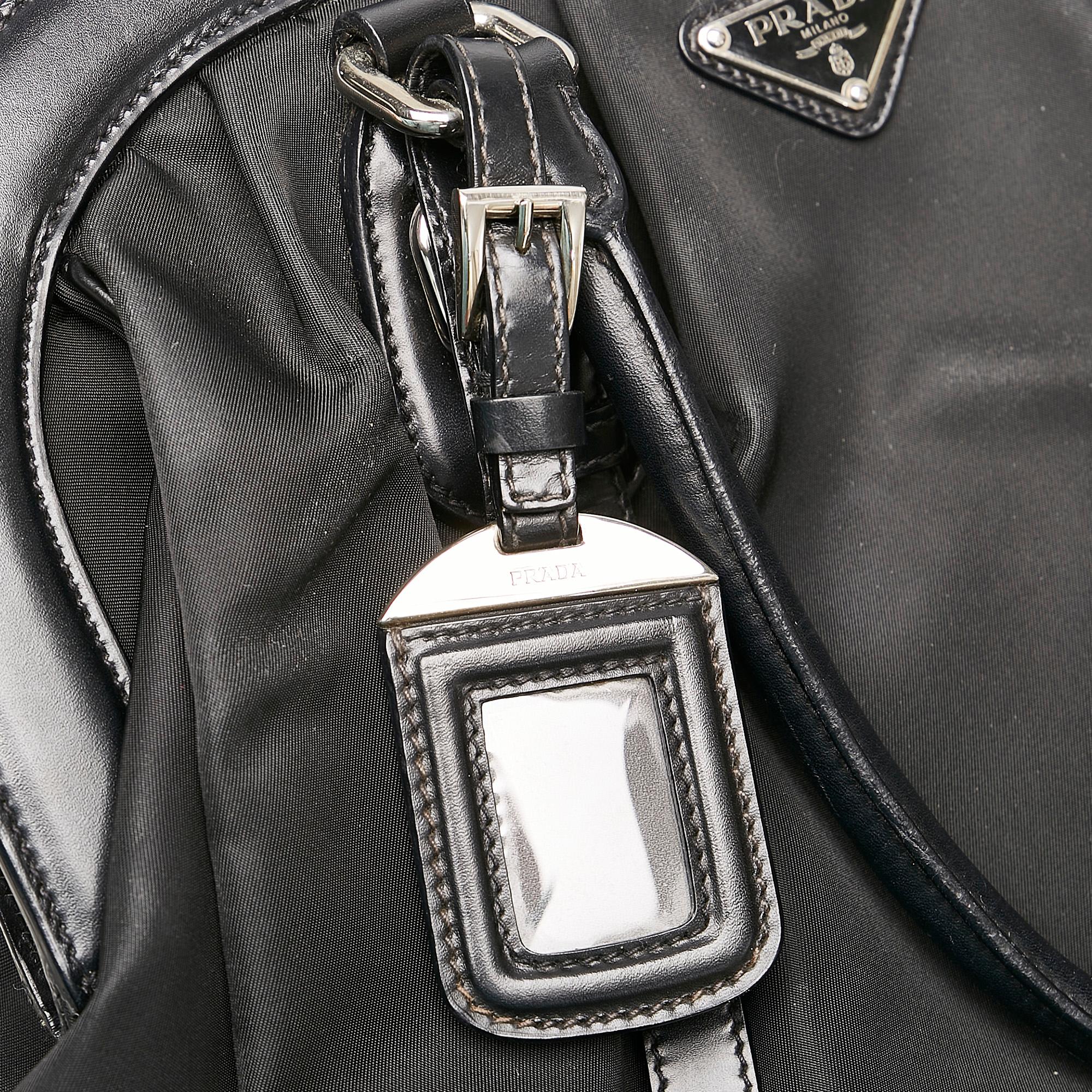 Prada Canapa Logo Canvas Handbag (SHG-30677)