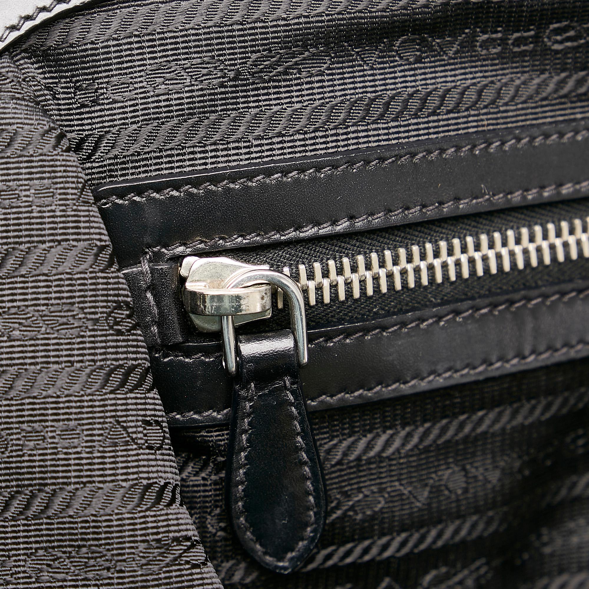 Prada Canapa Logo Canvas Handbag (SHG-30677)
