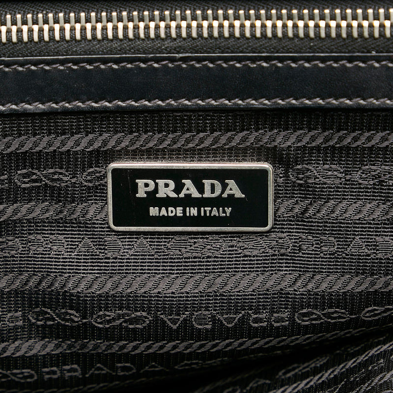 Prada Canapa Logo Canvas Handbag (SHG-30677)
