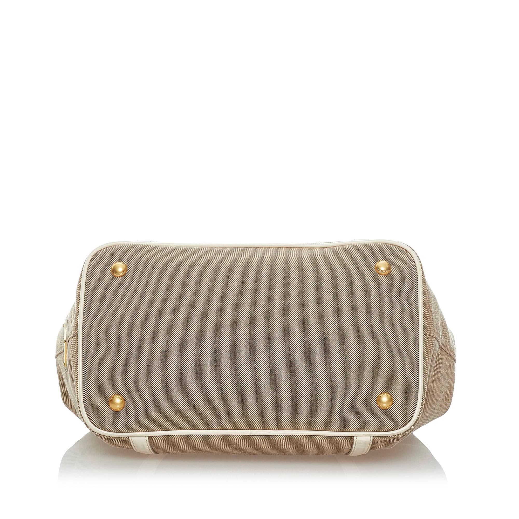 Prada Canapa Logo Canvas Handbag (SHG-32222)