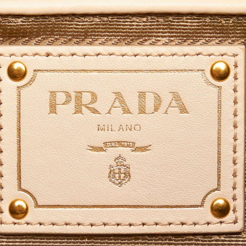 Prada Canapa Logo Canvas Handbag (SHG-32222)